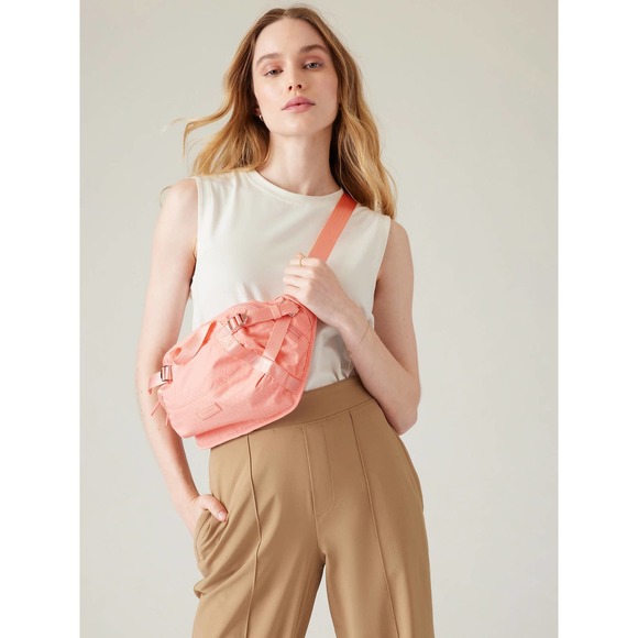 Athleta Handbags - ATHLETA Excursion Waistbag Pink NWT